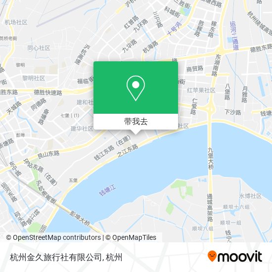 杭州金久旅行社有限公司地图