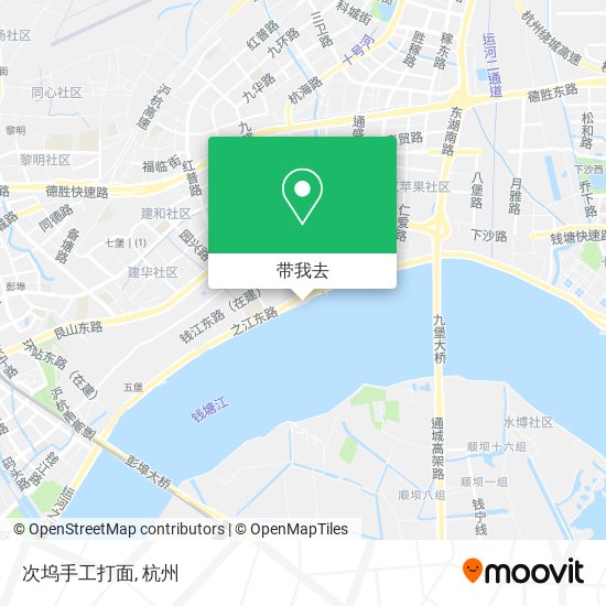 次坞手工打面地图