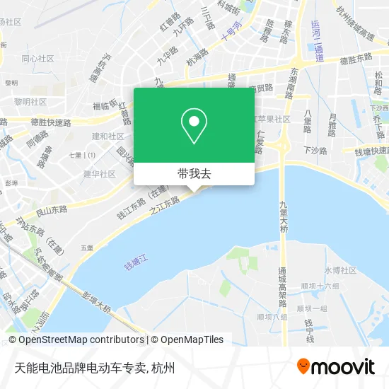 天能电池品牌电动车专卖地图
