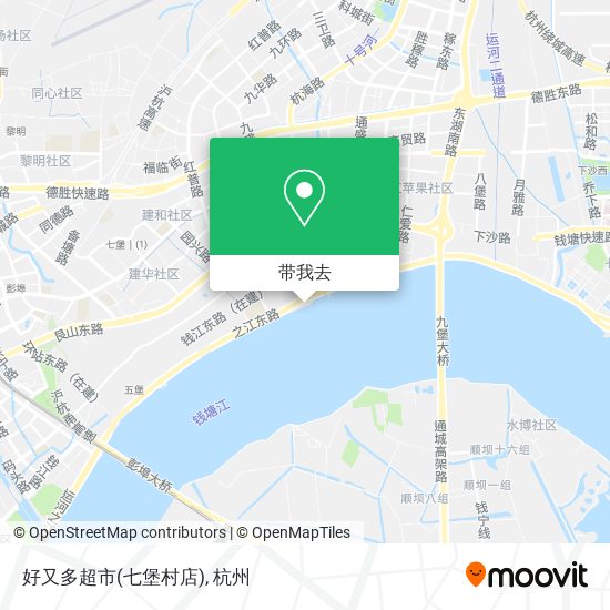 好又多超市(七堡村店)地图