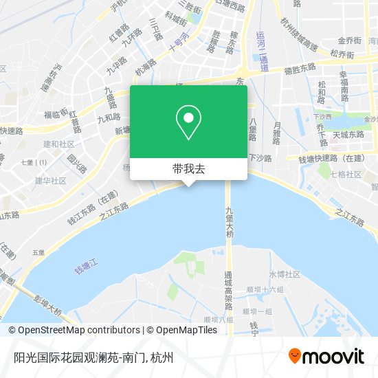 阳光国际花园观澜苑-南门地图