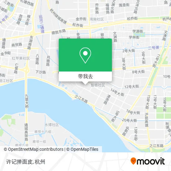 许记擀面皮地图