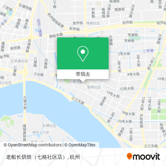 老船长烘焙（七格社区店）地图