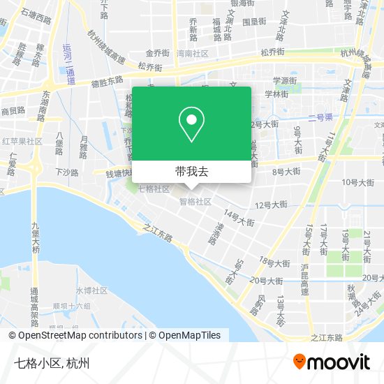 七格小区地图