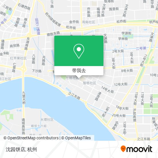 沈园饼店地图