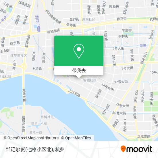 邹记炒货(七格小区北)地图