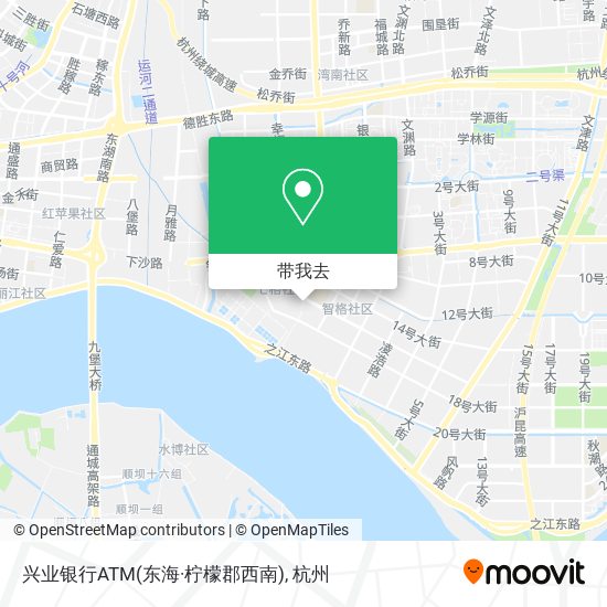 兴业银行ATM(东海·柠檬郡西南)地图