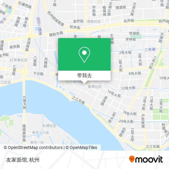 友家面馆地图