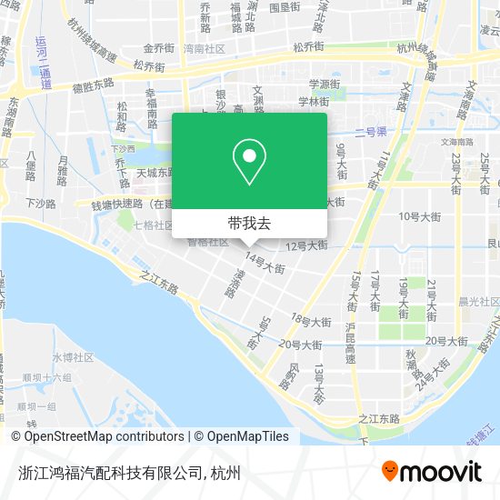 浙江鸿福汽配科技有限公司地图