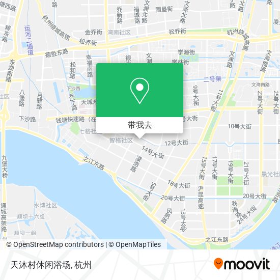 天沐村休闲浴场地图