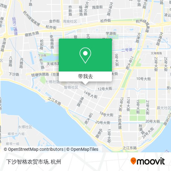 下沙智格农贸市场地图