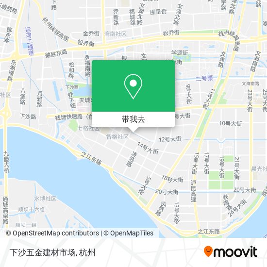 下沙五金建材市场地图