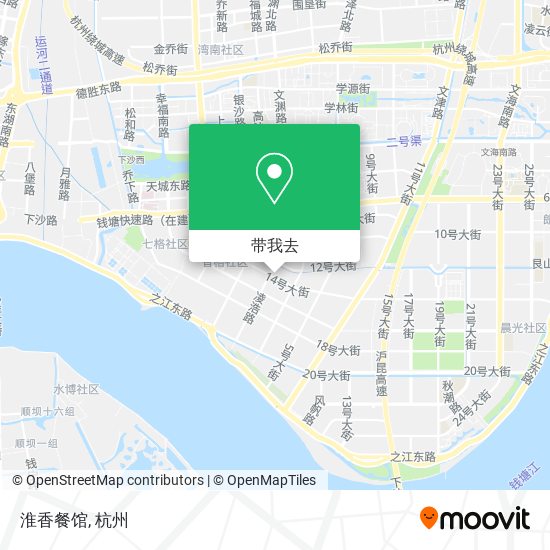 淮香餐馆地图