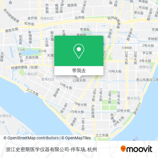 浙江史密斯医学仪器有限公司-停车场地图
