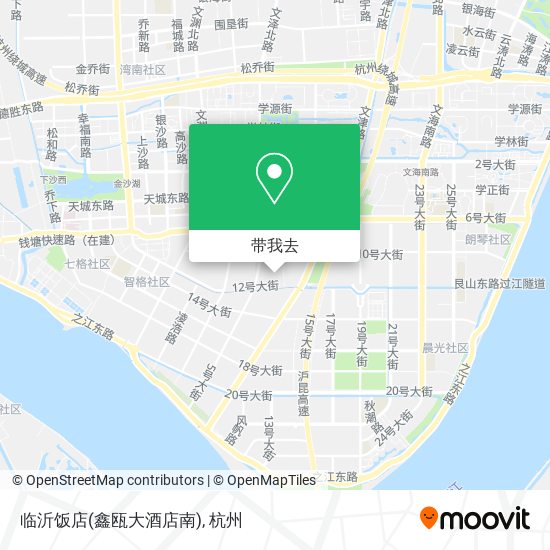 临沂饭店(鑫瓯大酒店南)地图