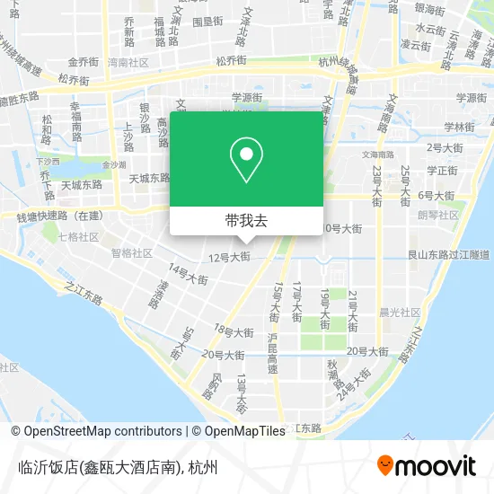 临沂饭店(鑫瓯大酒店南)地图