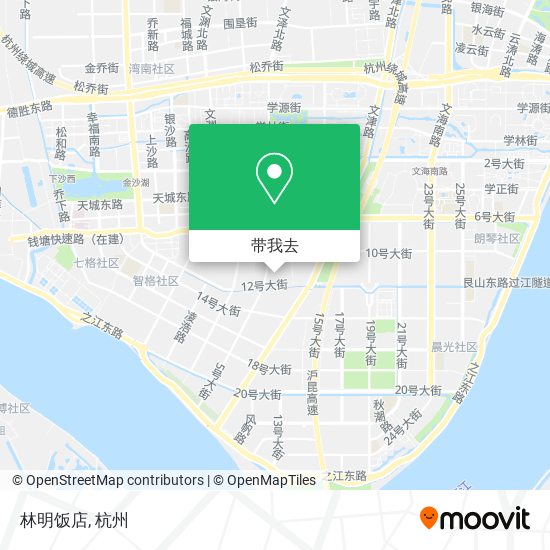 林明饭店地图