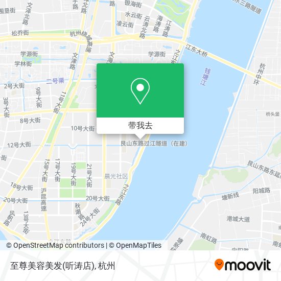 至尊美容美发(听涛店)地图