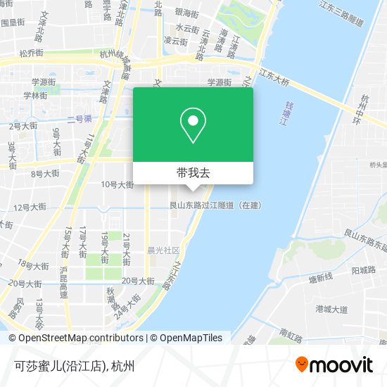 可莎蜜儿(沿江店)地图