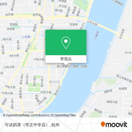 可浓奶茶（学正中学店）地图