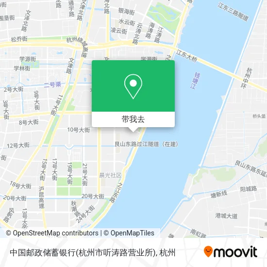 中国邮政储蓄银行(杭州市听涛路营业所)地图