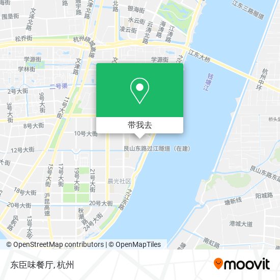 东臣味餐厅地图