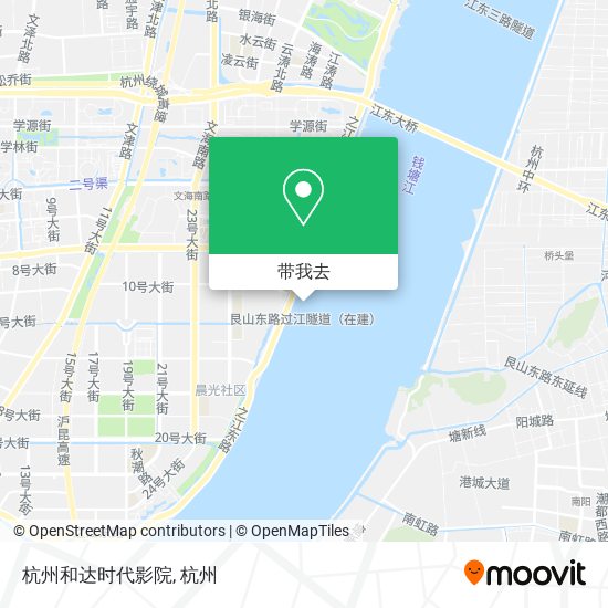 杭州和达时代影院地图