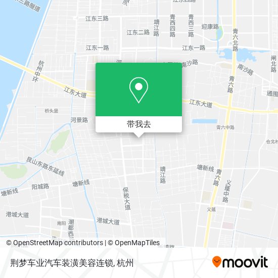 荆梦车业汽车装潢美容连锁地图