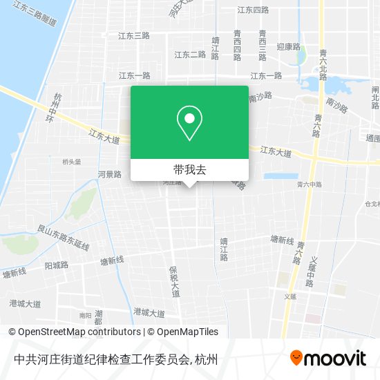 中共河庄街道纪律检查工作委员会地图