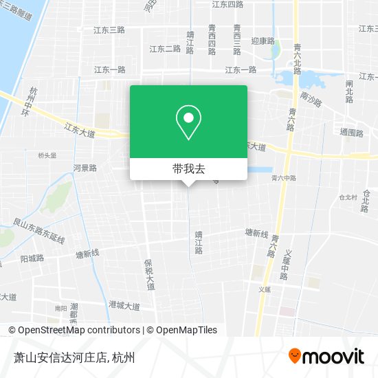 萧山安信达河庄店地图