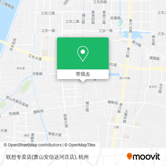 联想专卖店(萧山安信达河庄店)地图
