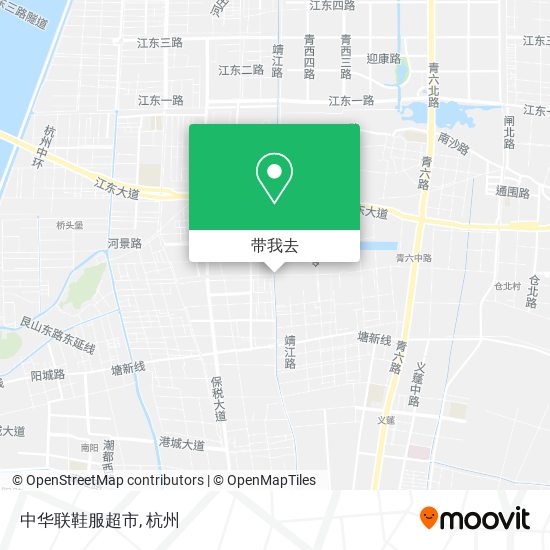 中华联鞋服超市地图