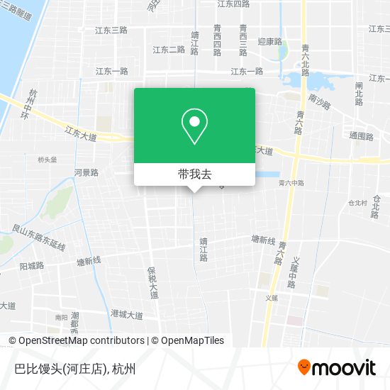 巴比馒头(河庄店)地图