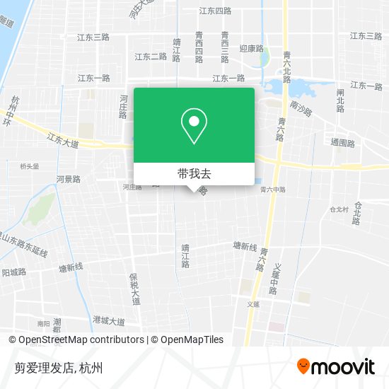 剪爱理发店地图