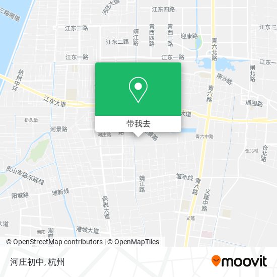 河庄初中地图