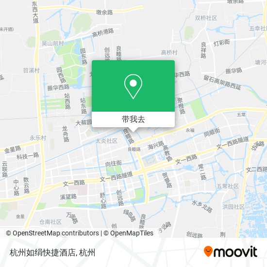 杭州如绢快捷酒店地图