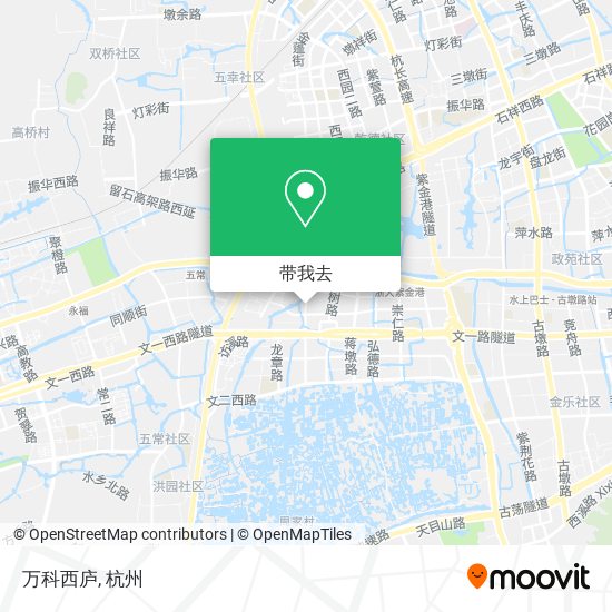 万科西庐地图