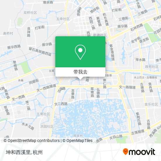 坤和西溪里地图