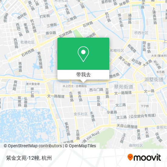 紫金文苑-12幢地图
