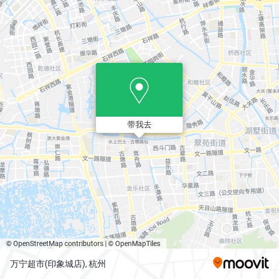万宁超市(印象城店)地图