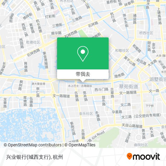 兴业银行(城西支行)地图