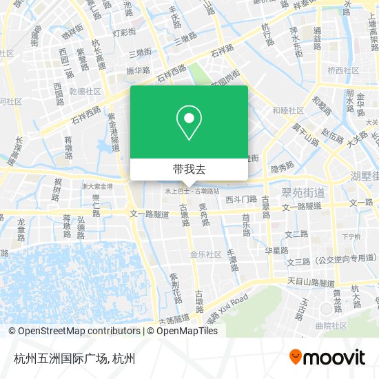 杭州五洲国际广场地图