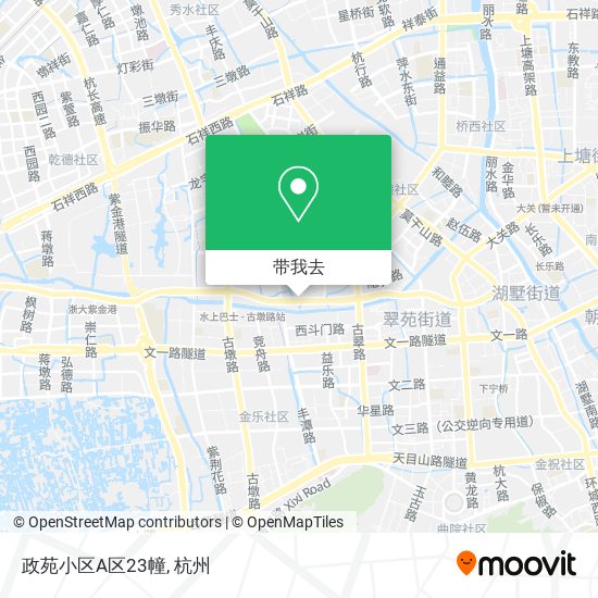 政苑小区A区23幢地图