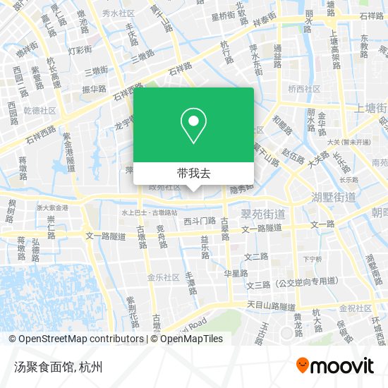 汤聚食面馆地图