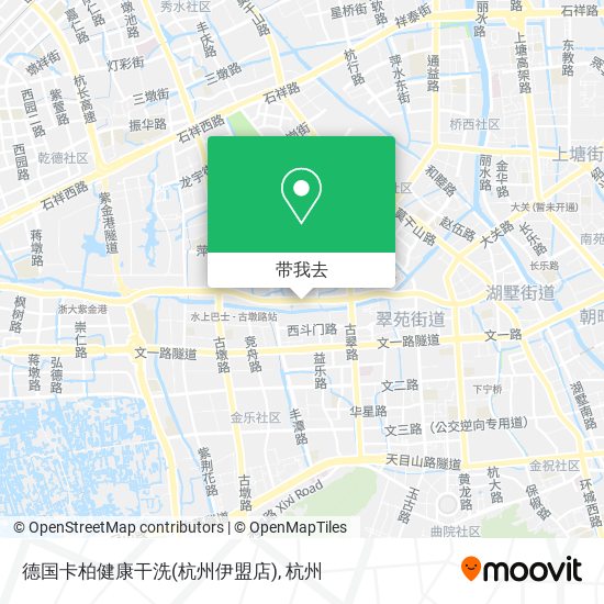 德国卡柏健康干洗(杭州伊盟店)地图