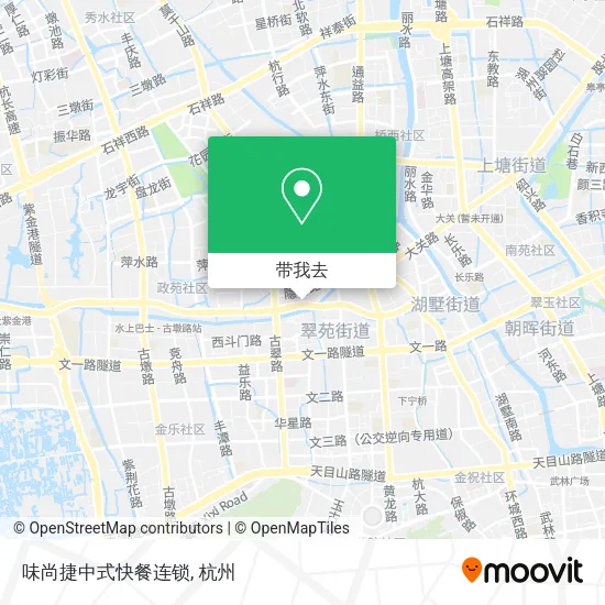 味尚捷中式快餐连锁地图