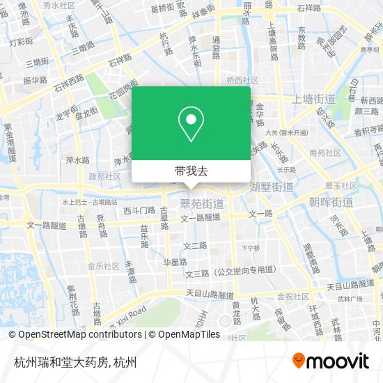 杭州瑞和堂大药房地图