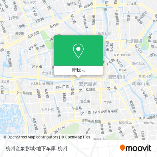 杭州金象影城-地下车库地图