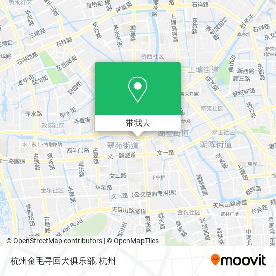 杭州金毛寻回犬俱乐部地图