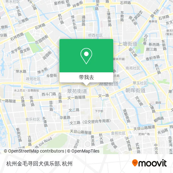 杭州金毛寻回犬俱乐部地图
